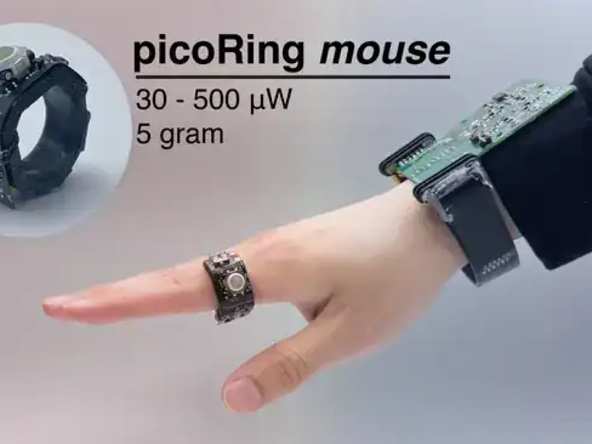 Διακριτικό, ελαφρύ και hands-free: Το ποντίκι που φοράς σαν δαχτυλίδι