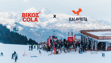 Η ΒΙΚΟΣ COLA ξαναδίνει παλμό στο Χιονοδρομικό Κέντρο Καλαβρύτων