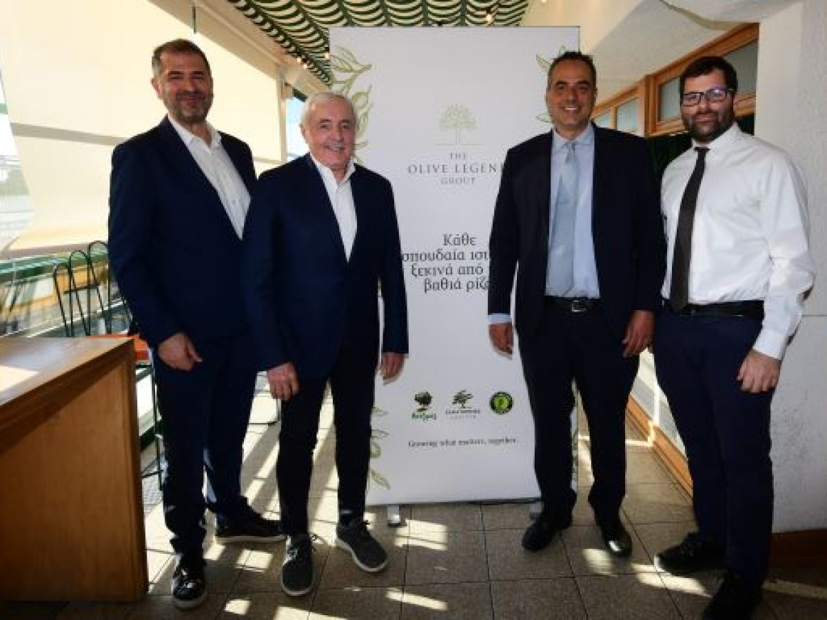 The Olive Legend Group: Το “στοίχημα” των Ν. Καραμούζη και Κ. Αντωνόπουλου στο ελαιόλαδο