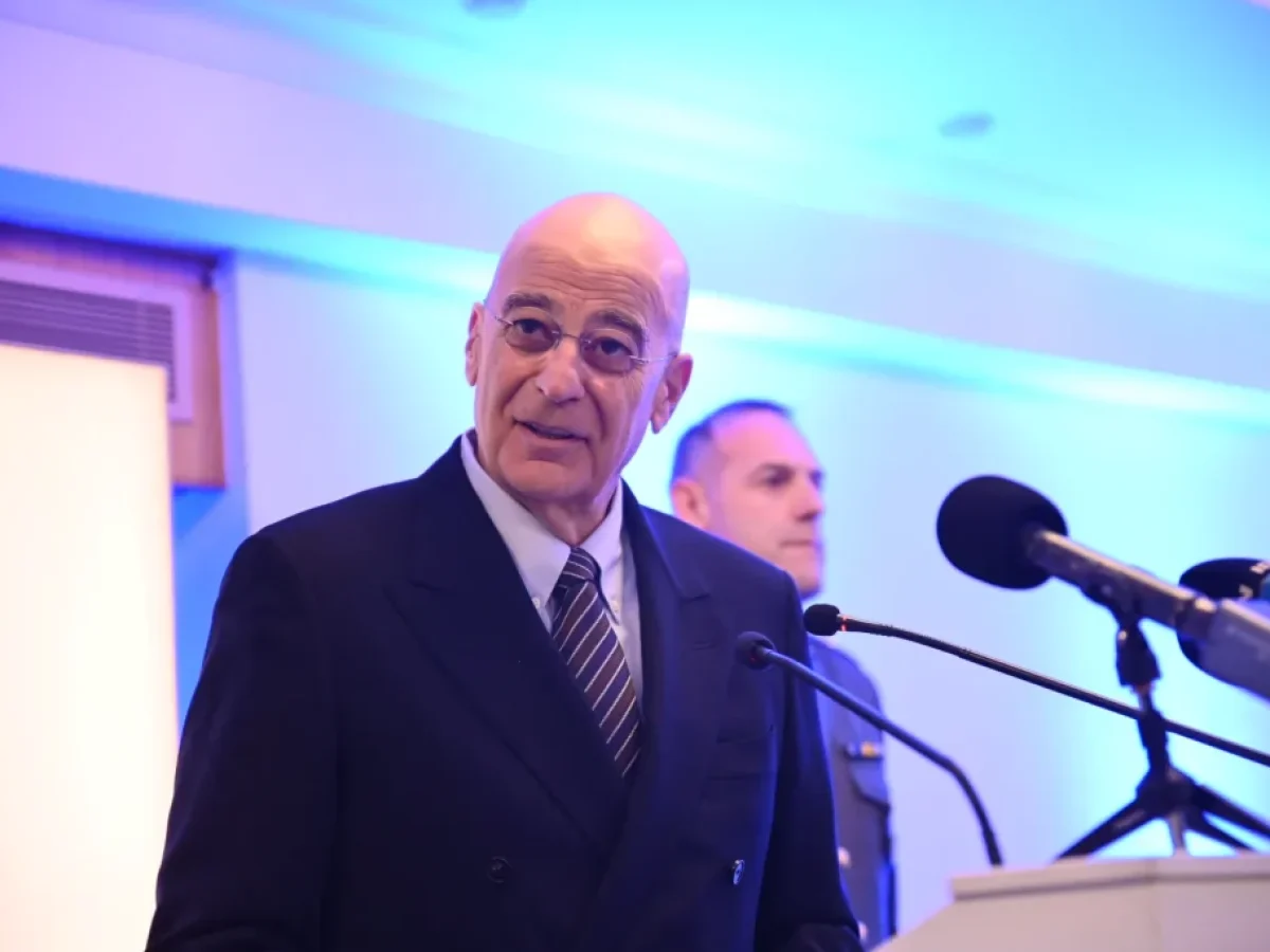 Νίκος Δένδιας στην πίτα του Επιμελητηρίου Αχαΐας: «Η Αχαΐα έχει όλα τα στοιχεία για ταχεία ανάπτυξη»