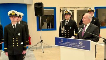 Στέφανος Γκίκας σε Λιμενικό: Καλείστε να υπηρετήσετε την Πατρίδα και αυτό προϋποθέτει σθένος