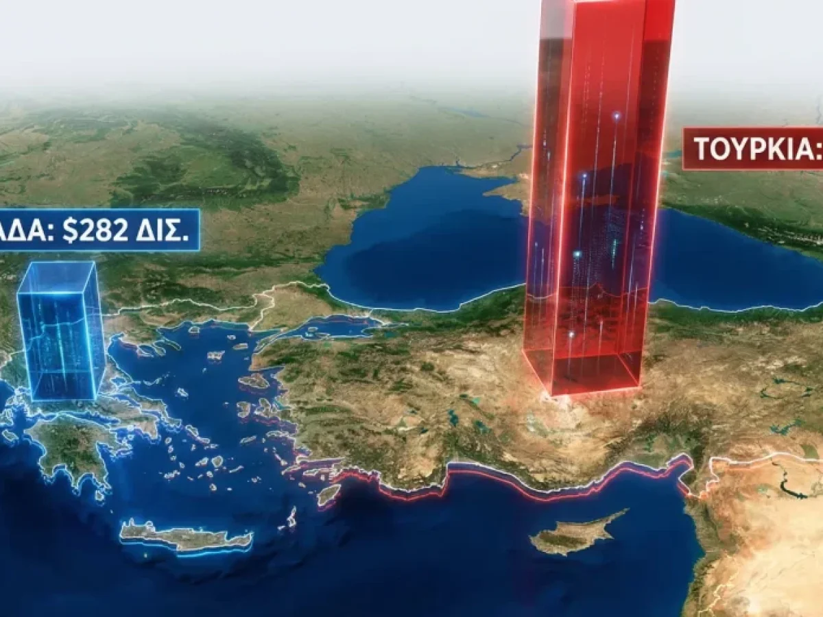 Ελλάδα vs Τουρκία 1960-2025: Πώς η οικονομική «ψαλίδα» μετατράπηκε σε χάσμα τρισεκατομμυρίων