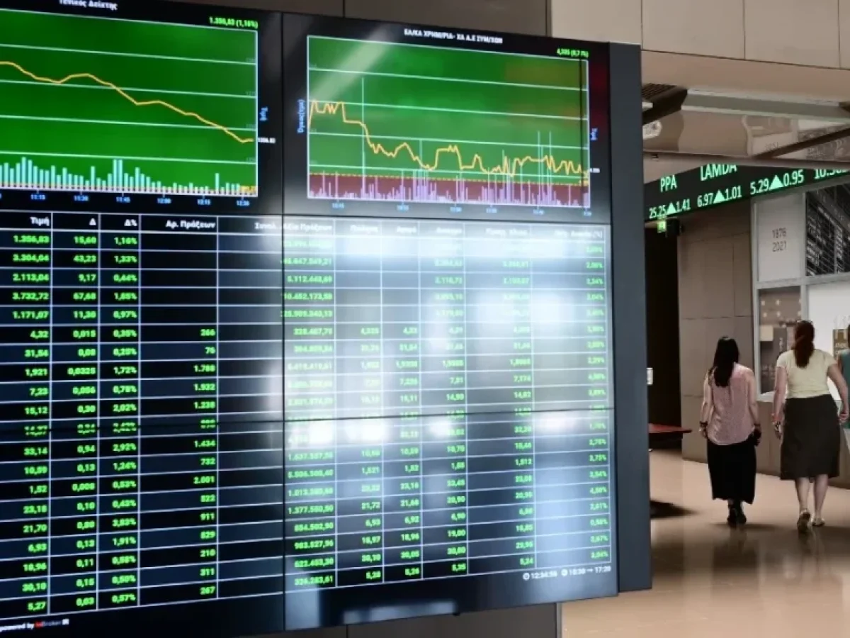 Χρηματιστήριο: Ανακάμπτει η αγορά – Στις 2.339,07 μονάδες ο Γενικός Δείκτης Τιμών με άνοδο 0,46%