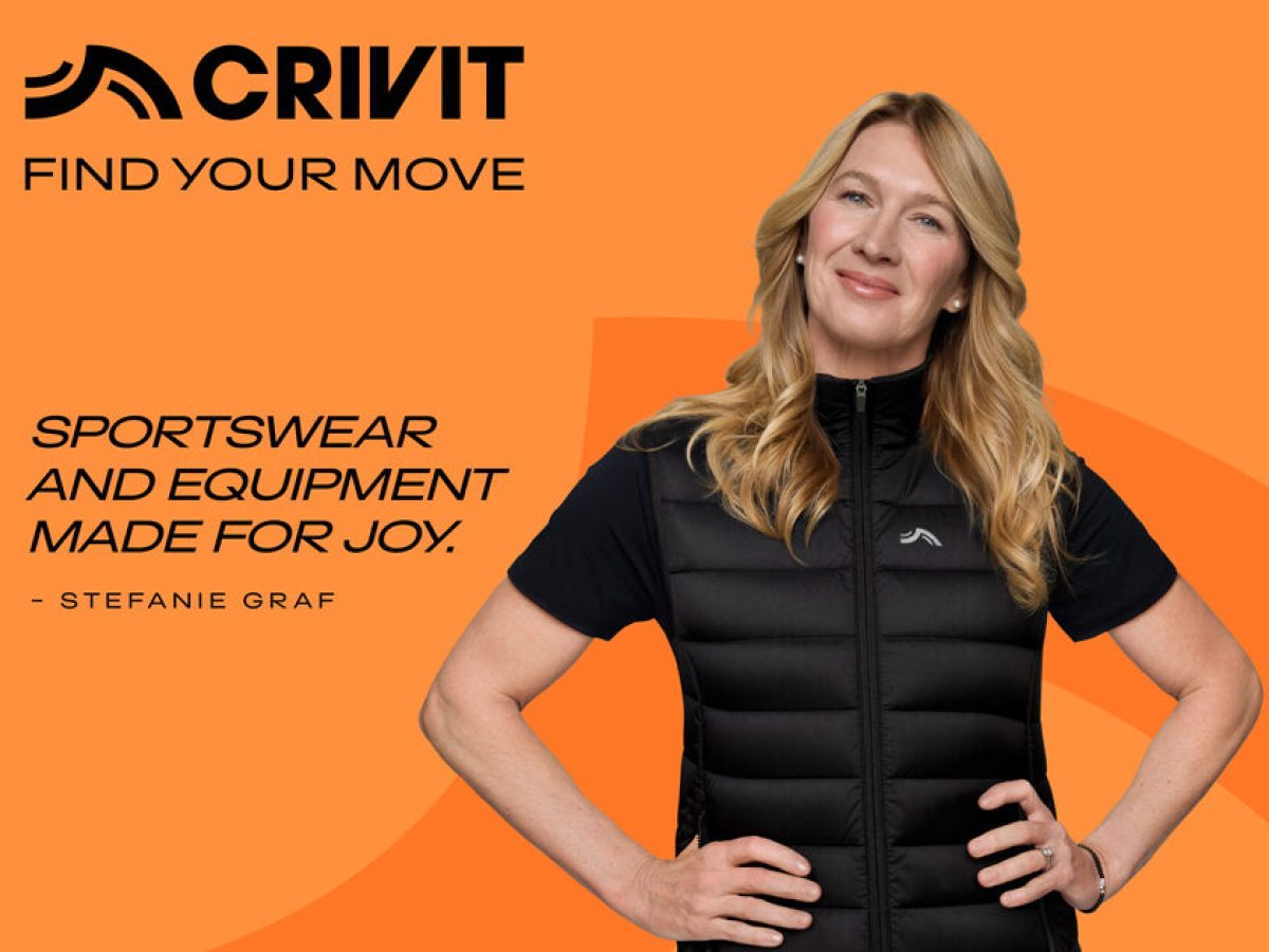Μαζί για τον αθλητισμό και την κίνηση: Η CRIVIT και η Stefanie Graf ξεκινούν μια διεθνή συνεργασία με το σύνθημα “FIND YOUR MOVE”