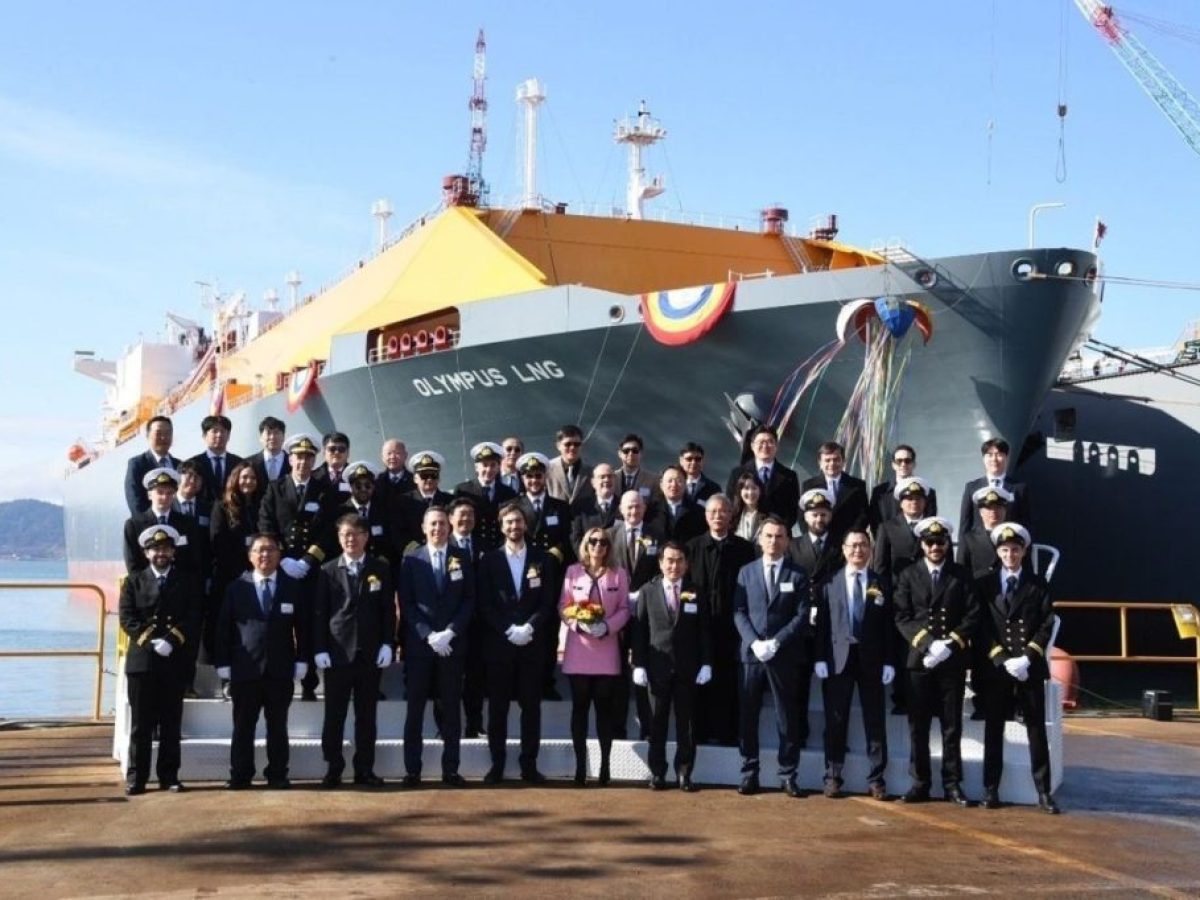 Η TMS Cardiff Gas (Γιώργος Οικονόμου): Παρέλαβε το νεότευκτο Olympus LNG