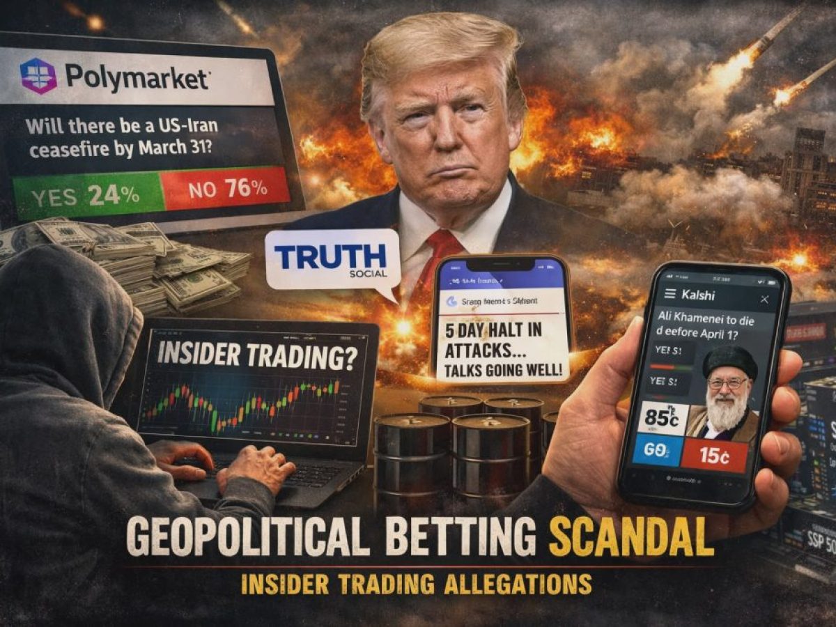 Αγορές και bets με… προβάδισμα στον πόλεμο: Μετά το πετρέλαιο, νέο ποντάρισμα για το τέλος του πολέμου στο Polymarket, εντείνει τις υποψίες για insider trading