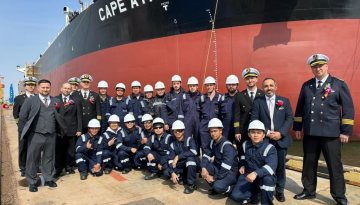 Παρέλαβε το πρώτο νεότευκτο τάνκερ η Cape Maritime της Ευγενίας Ανδριανοπούλου