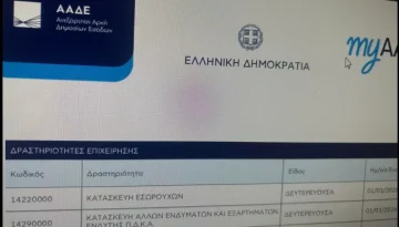 Ανω-κάτω η αγορά με τους νέους ΚΑΔ και στην Αχαΐα – Αυτόματη αντιστοίχιση με λάθη στα μητρώα της ΑΑΔΕ