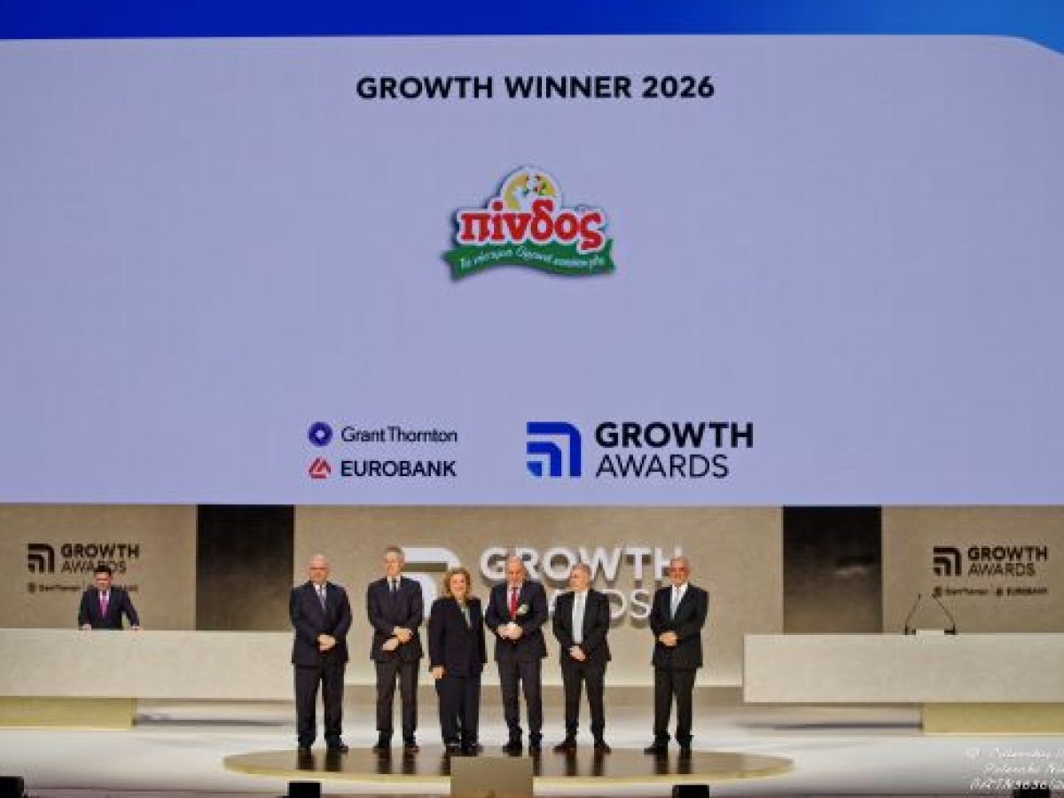 Η ΠΙΝΔΟΣ στους 6 κορυφαίους Growth Winners των Growth Awards 2026
