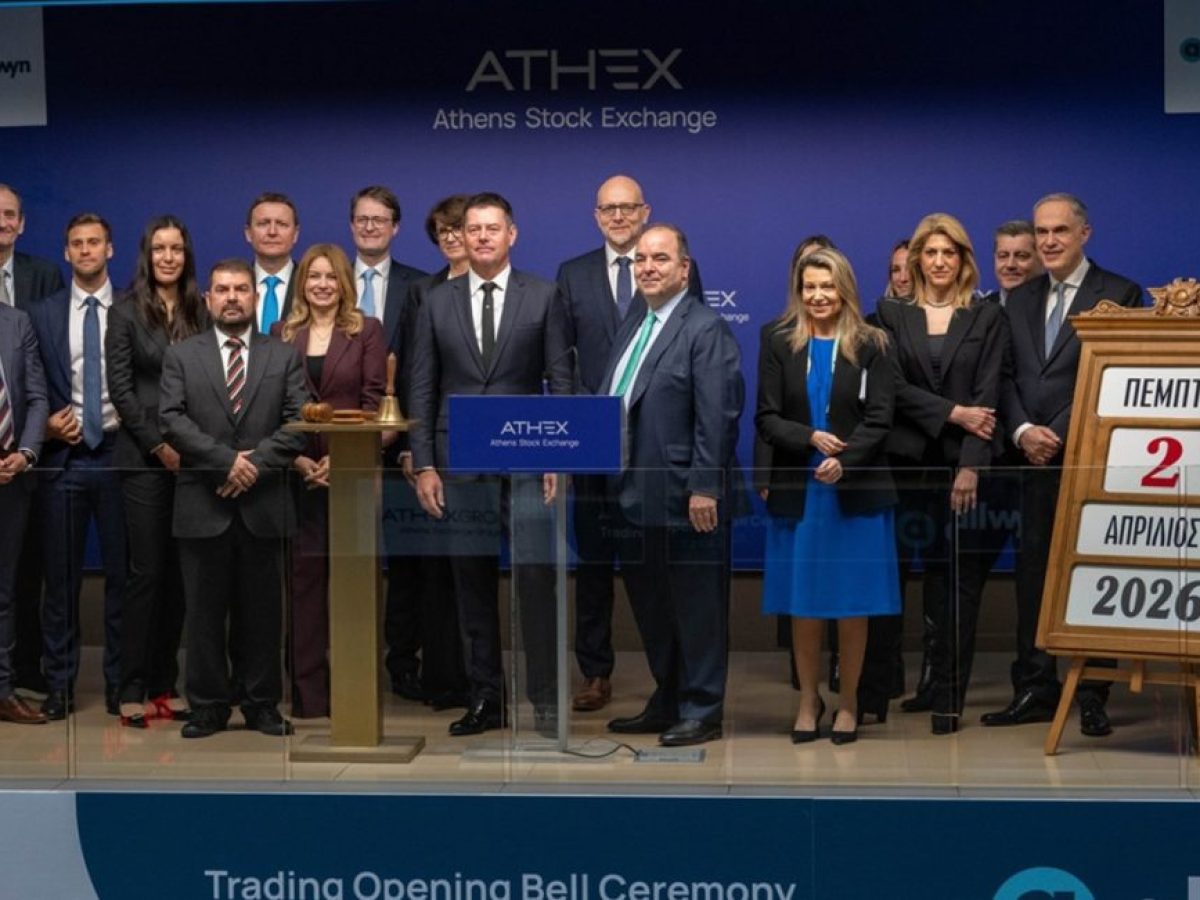 Η Allwyn σηματοδοτεί τη διαπραγμάτευση των μετοχών της στο Χρηματιστήριο Αθηνών με την τελετή έναρξης της συνεδρίασης