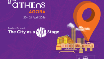 This is Athens Agora: &Eta; &Alpha;&theta;ή&nu;&alpha; &chi;&alpha;&rho;ά&zeta;&epsilon;&iota; &tau;&omicron; &tau;&omicron;&upsilon;&rho;&iota;&sigma;&tau;&iota;&kappa;ό &tau;&eta;&sigmaf; &alpha;ύ&rho;&iota;&omicron;