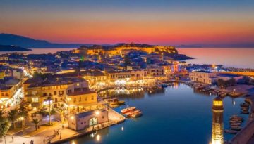 &Tau;&omicron;&upsilon;&rho;&iota;&sigma;&mu;ό&sigmaf;: &Mu;&epsilon; &tau;&omicron; &Pi;ά&sigma;&chi;&alpha; &xi;&epsilon;&kappa;&iota;&nu;ά&epsilon;&iota; &theta;&epsilon;&tau;&iota;&kappa;ά &eta; &sigma;&epsilon;&zeta;ό&nu; &sigma;&epsilon; &Kappa;&rho;ή&tau;&eta;, &Rho;ό&delta;&omicron; &kappa;&alpha;&iota; &Sigma;&alpha;&nu;&tau;&omicron;&rho;ί&nu;&eta;