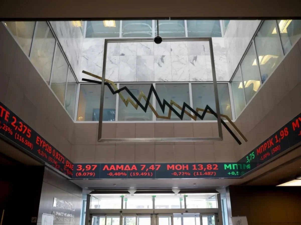 Χρηματιστήριο-Κλείσιμο: Πτώση 2,63%, στα 330,84 εκατ. ευρώ ο τζίρος