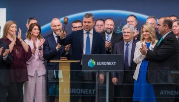 Euronext Athens &ndash; &Delta;&Epsilon;&Eta;: &Epsilon;&iota;&sigma;&alpha;&gamma;&omega;&gamma;ή &pi;&rho;&omicron;&sigmaf; &delta;&iota;&alpha;&pi;&rho;&alpha;&gamma;&mu;ά&tau;&epsilon;&upsilon;&sigma;&eta; &nu;έ&omega;&nu; &mu;&epsilon;&tau;&omicron;&chi;ώ&nu; &ndash; &Kappa;ή&rho;&upsilon;&xi;&eta; έ&nu;&alpha;&rho;&xi;&eta;&sigmaf; &sigma;&upsilon;&nu;&epsilon;&delta;&rho;ί&alpha;&sigma;&eta;&sigmaf;