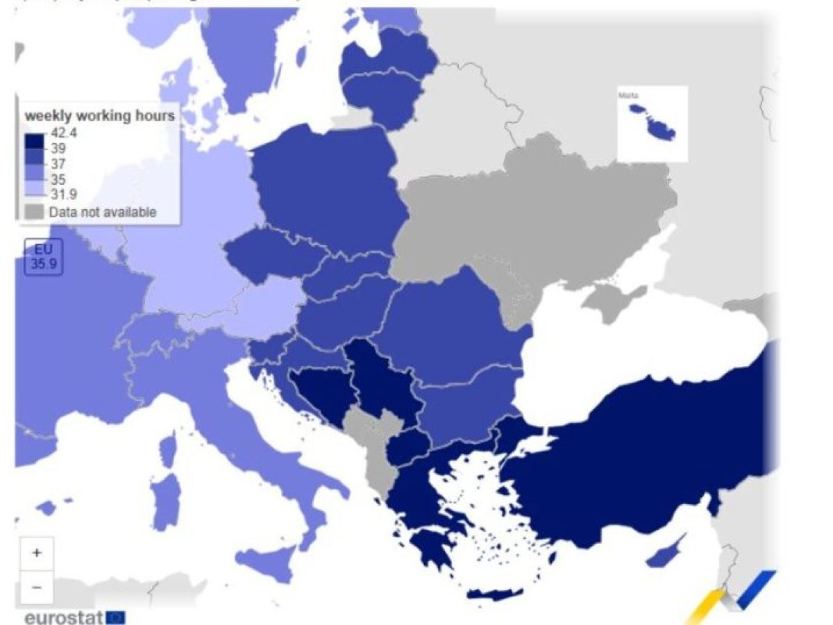 Eurostat: Η Ελλάδα «πρωταθλήτρια» Ευρώπης στις ώρες εργασίας