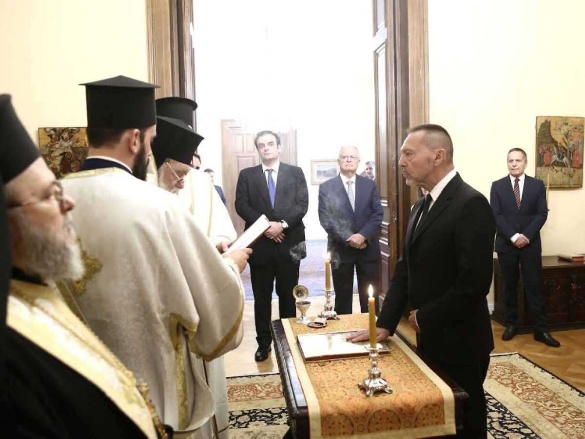 Γιάννης Στουρνάρας: Ορκίστηκε για νέα θητεία στην Τράπεζα της Ελλάδος