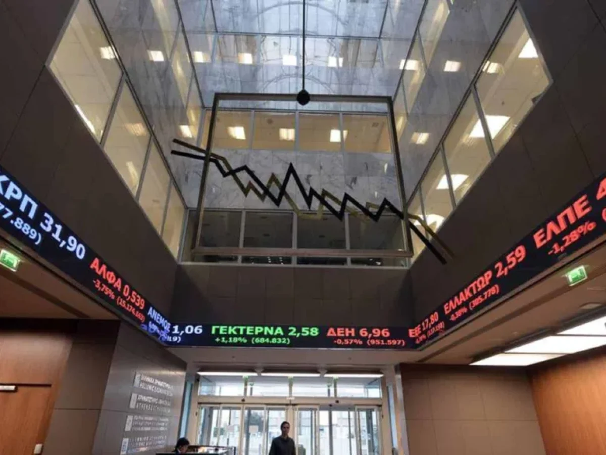 Χρηματιστήριο Αθηνών: Το διεθνές sell off πιέζει το ταμπλό – Ποιες μετοχές δέχονται βάρος