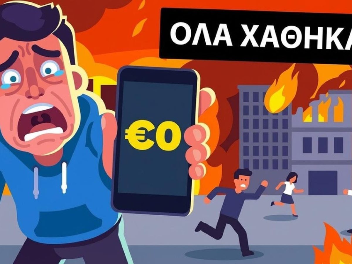 Τι θα γινόταν αν όλοι τραβούσαμε τα λεφτά μας από τις τράπεζες σήμερα
