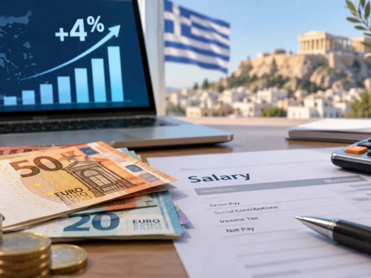 &Mu;&iota;&sigma;&theta;&omicron;&lambda;&omicron;&gamma;&iota;&kappa;ό &kappa;ό&sigma;&tau;&omicron;&sigmaf; +4%: &Tau;&iota; &delta;&epsilon;ί&chi;&nu;&epsilon;&iota; &pi;&rho;&alpha;&gamma;&mu;&alpha;&tau;&iota;&kappa;ά &gamma;&iota;&alpha; &tau;&omicron;&upsilon;&sigmaf; &mu;&iota;&sigma;&theta;&omicron;ύ&sigmaf; &sigma;&tau;&eta;&nu; &Epsilon;&lambda;&lambda;ά&delta;&alpha;
