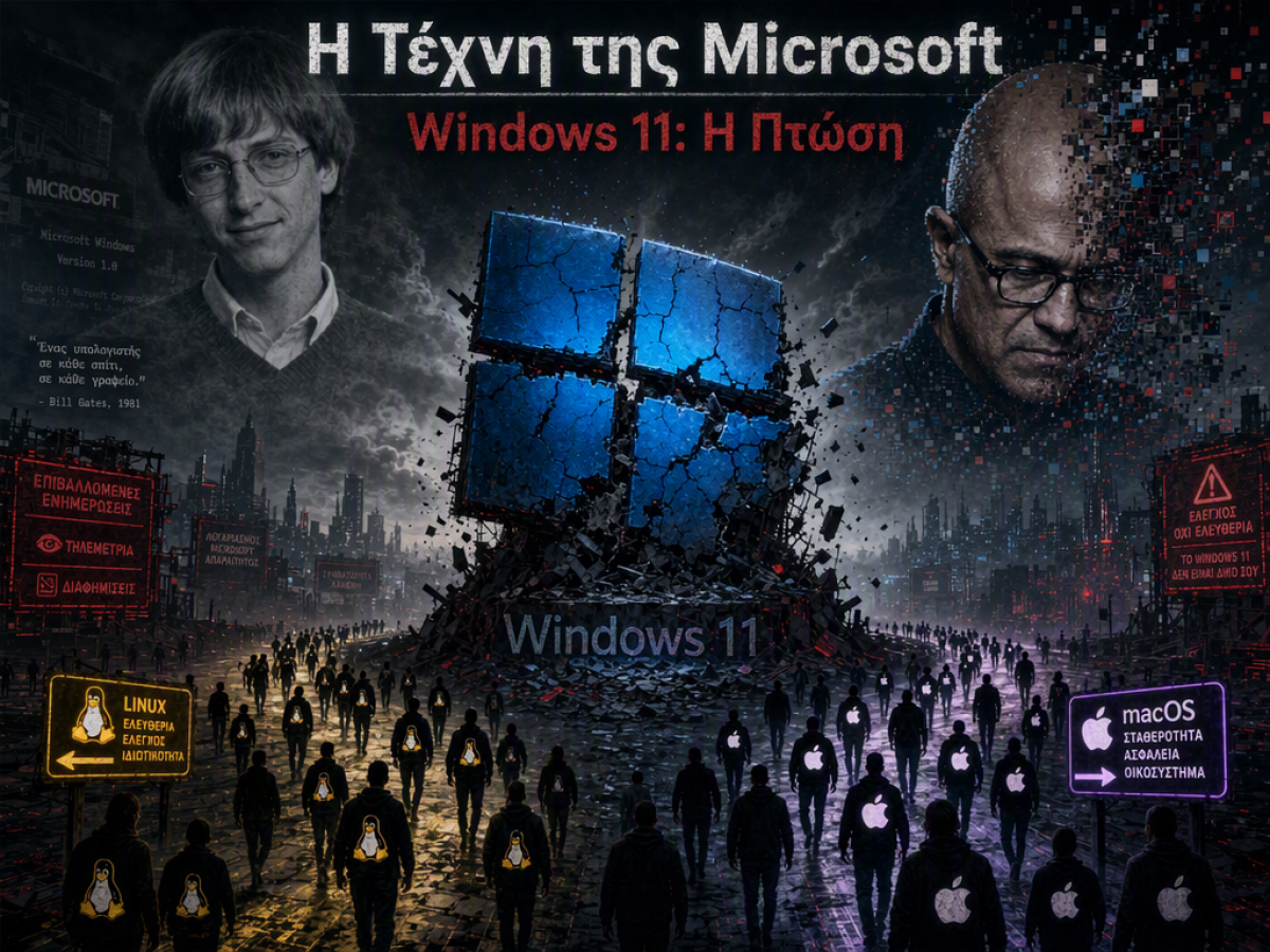 &Eta; &Pi;&tau;ώ&sigma;&eta; &mu;&iota;&alpha;&sigmaf; &Alpha;&upsilon;&tau;&omicron;&kappa;&rho;&alpha;&tau;&omicron;&rho;ί&alpha;&sigmaf;&raquo;: &Gamma;&iota;&alpha;&tau;ί &tau;&omicron; Windows 11 &Alpha;&pi;&omega;&theta;&epsilon;ί &Epsilon;&kappa;&alpha;&tau;&omicron;&mu;&mu;ύ&rho;&iota;&alpha; &Chi;&rho;ή&sigma;&tau;&epsilon;&sigmaf;