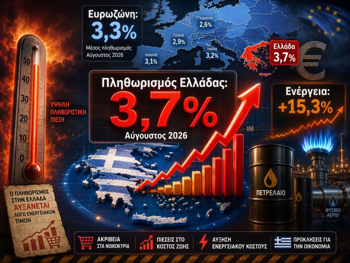 &Pi;&lambda;&eta;&theta;&omega;&rho;&iota;&sigma;&mu;ό&sigmaf; 3,7% &tau;&omicron;&nu; &Alpha;ύ&gamma;&omicron;&upsilon;&sigma;&tau;&omicron;: &Eta; &epsilon;&nu;έ&rho;&gamma;&epsilon;&iota;&alpha; &omicron;&delta;&eta;&gamma;&epsilon;ί &sigma;&epsilon; &nu;έ&alpha; &alpha;&nu;&eta;&phi;ό&rho;&alpha;