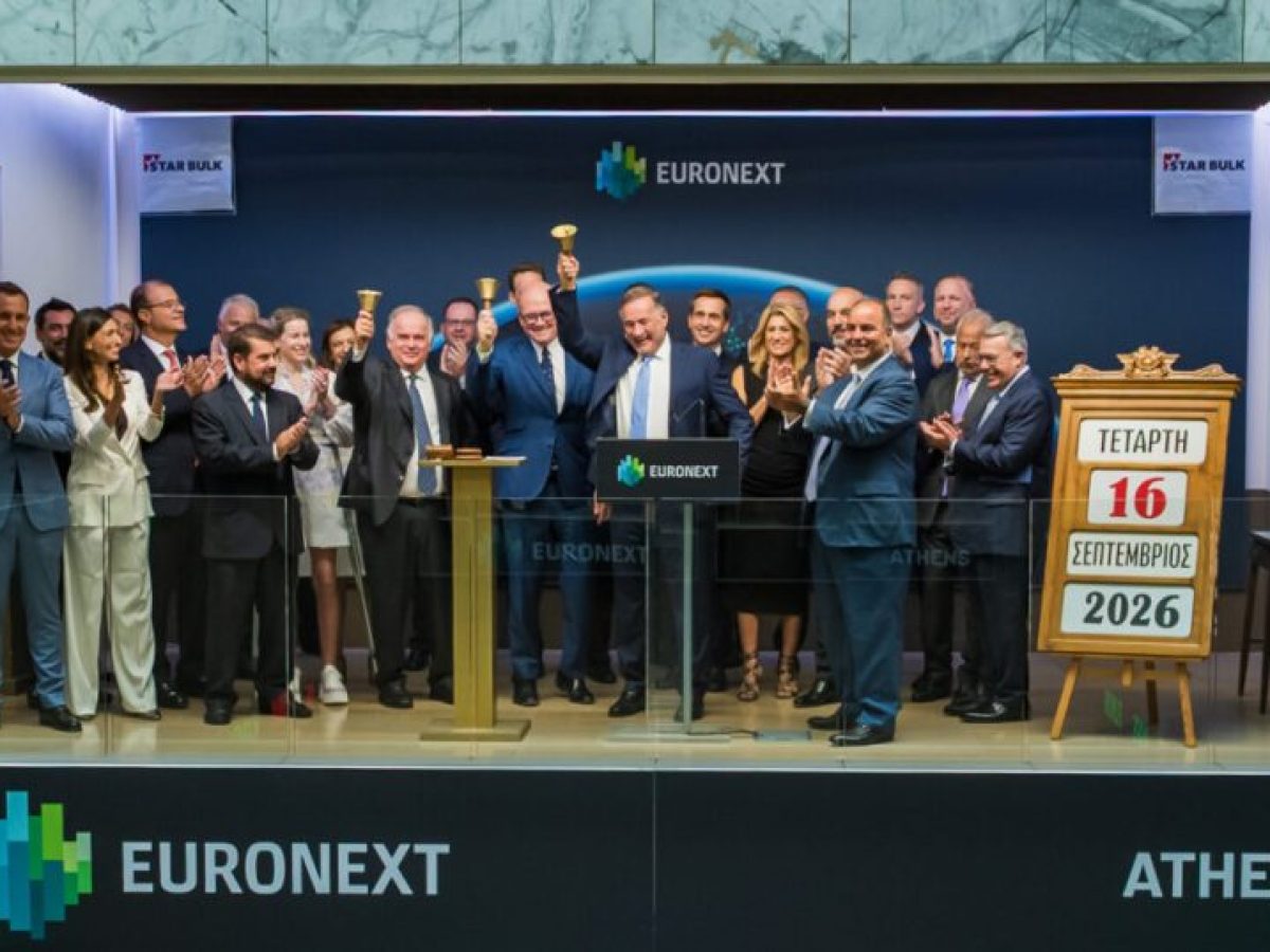 &Nu;&tau;&epsilon;&mu;&pi;&omicron;ύ&tau;&omicron; &tau;&eta;&sigmaf; Star Bulk &sigma;&tau;&omicron; Euronext Athens: &Sigma;&tau;&alpha; 27,05 &epsilon;&upsilon;&rho;ώ &eta; &tau;&iota;&mu;ή &epsilon;&kappa;&kappa;ί&nu;&eta;&sigma;&eta;&sigmaf; &tau;&omega;&nu; &mu;&epsilon;&tau;&omicron;&chi;ώ&nu;