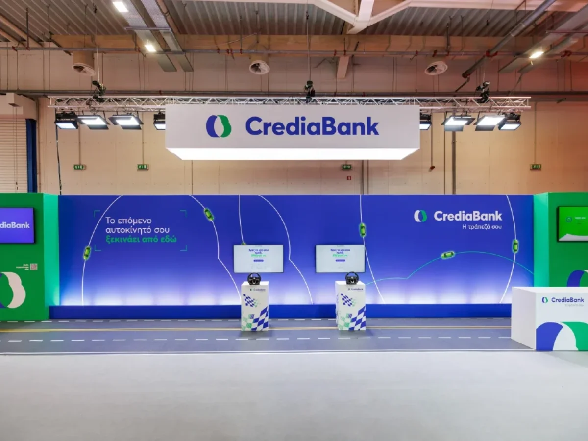 &Delta;&upsilon;&nu;&alpha;&mu;&iota;&kappa;ή &pi;&alpha;&rho;&omicron;&upsilon;&sigma;ί&alpha; &tau;&eta;&sigmaf; CrediaBank &sigma;&tau;&eta;&nu; έ&kappa;&theta;&epsilon;&sigma;&eta; &alpha;&upsilon;&tau;&omicron;&kappa;&iota;&nu;ή&tau;&omicron;&upsilon; Auto Athina 2026 &mu;&epsilon; &pi;&rho;ό&tau;&alpha;&sigma;&eta; &chi;&rho;&eta;&mu;&alpha;&tau;&omicron;&delta;ό&tau;&eta;&sigma;&eta;&sigmaf;